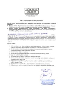 IIHSE Bağışçı Hakları Beyannamesi imzalı nüshasının ön izlemesi